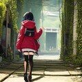 少女と廃墟 3枚目