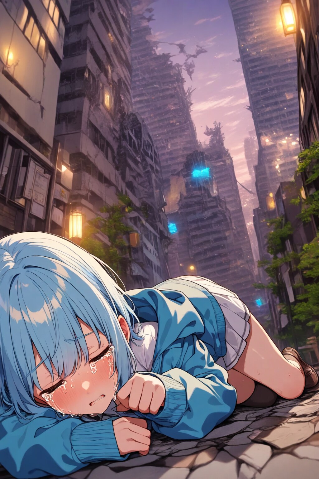 絶望の街 | の人気AIイラスト・グラビア