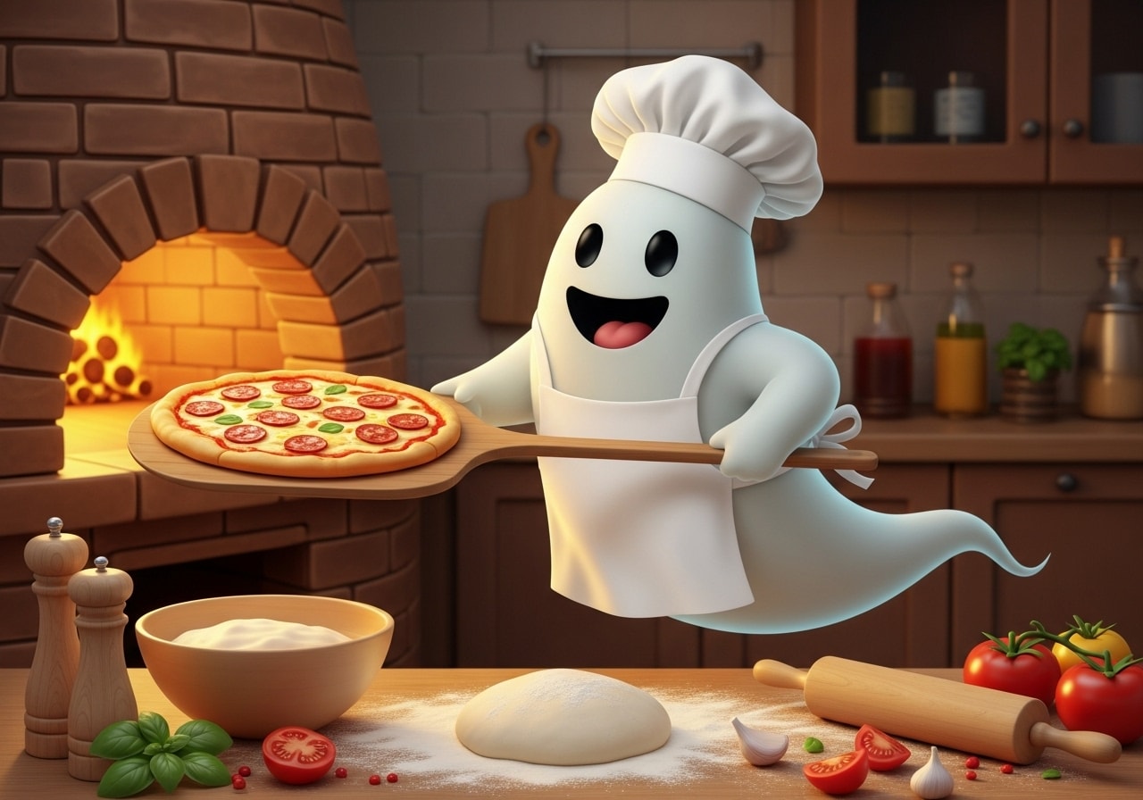 ピザを焼くお化けピザ職人達 | の人気AIイラスト・グラビア