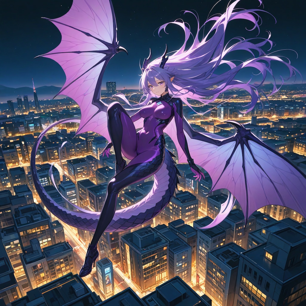 人類最後の日に飛ぶドラゴン