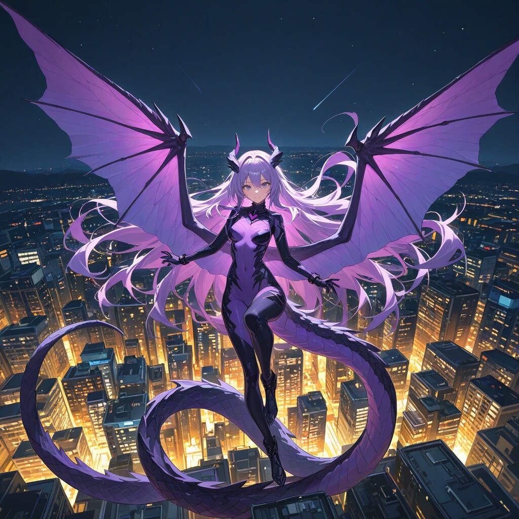 人類最後の日に飛ぶドラゴン