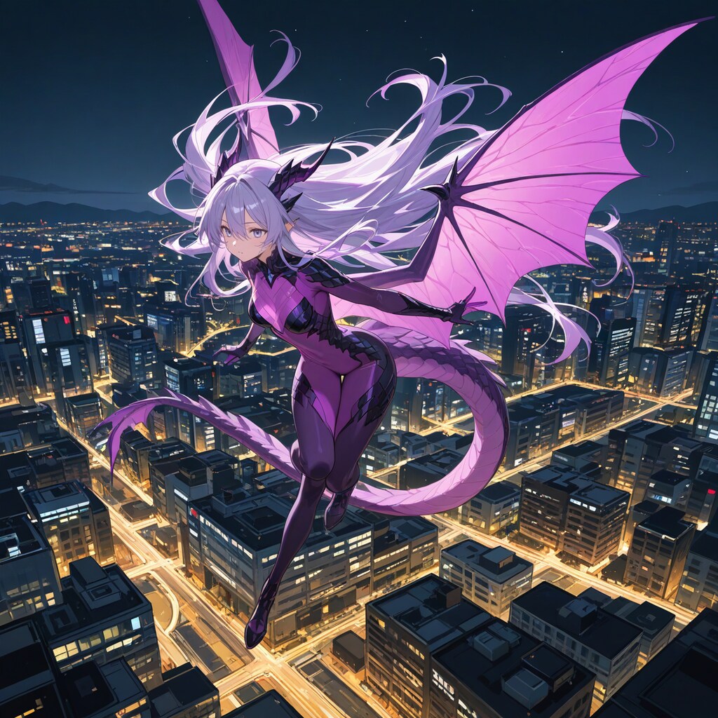 人類最後の日に飛ぶドラゴン