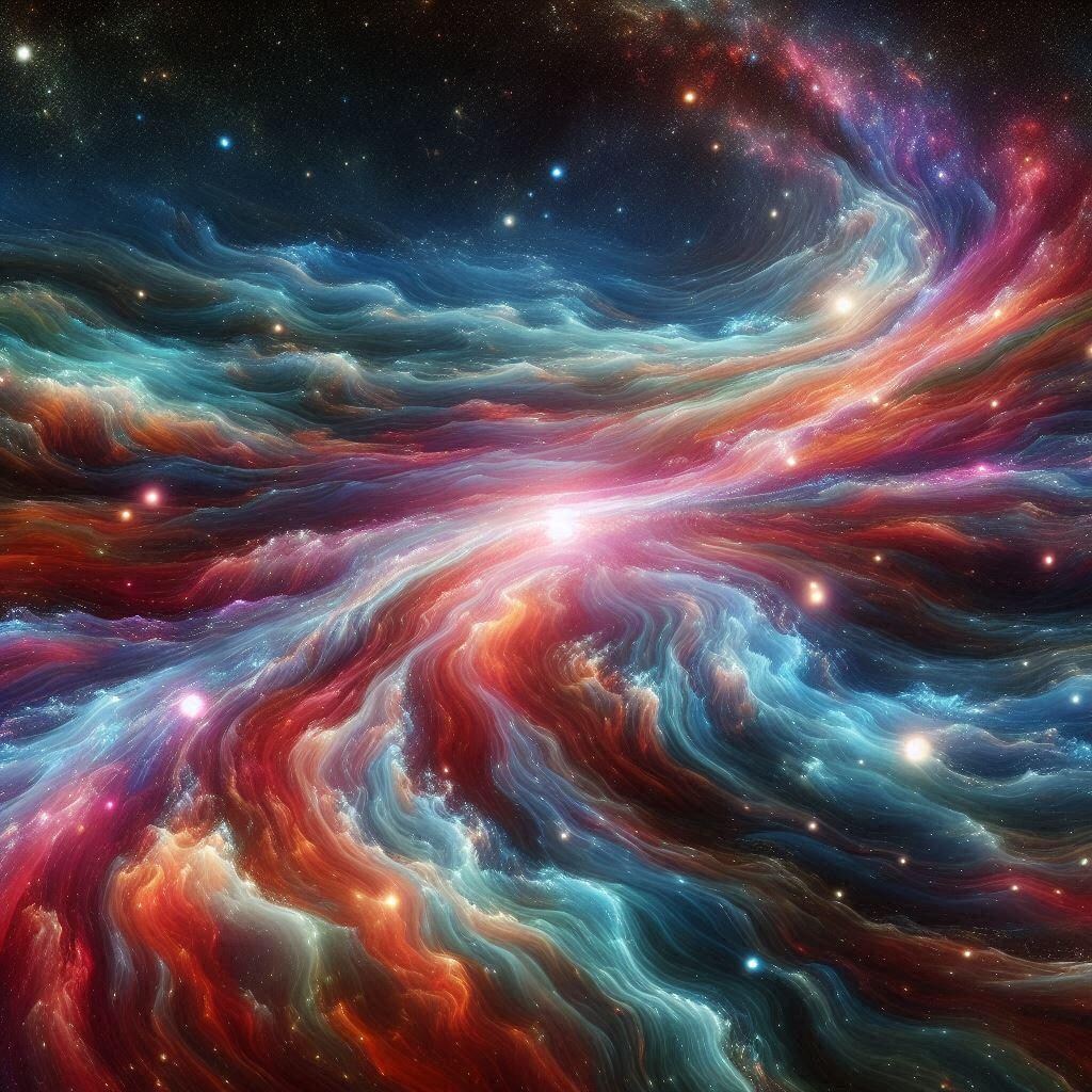 『宇宙洪水』は流れがメインに、『洪水宇宙』はスケールが不思議