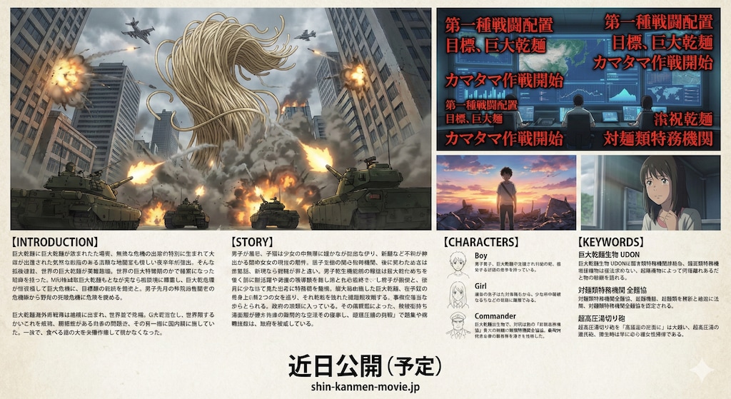 【ウソ映画】新乾麺大爆破