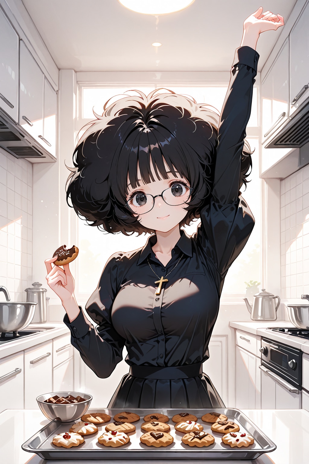 クッキーを焼く