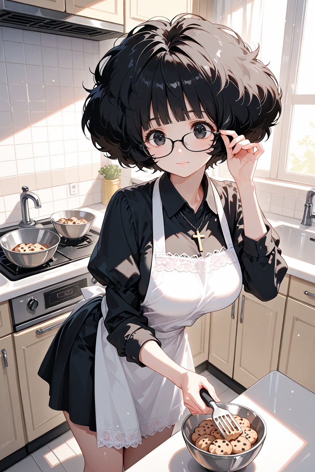 クッキーを焼く