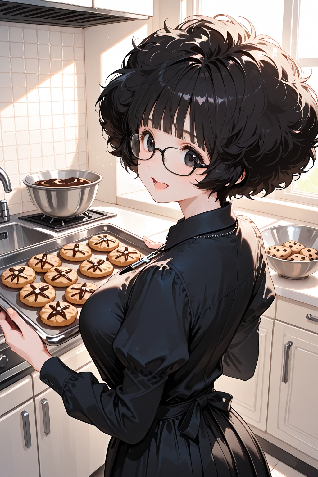 クッキーを焼く