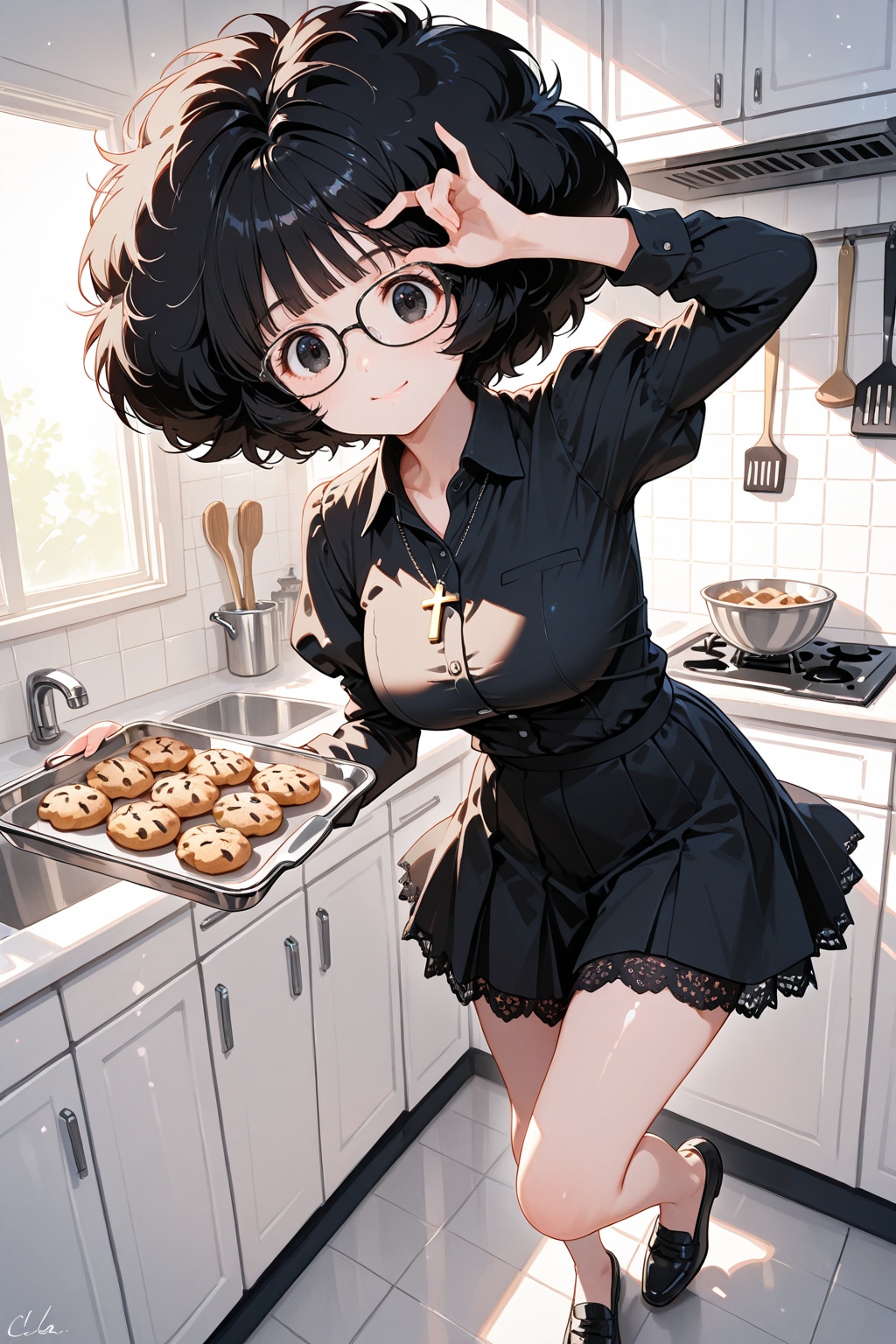 クッキーを焼く