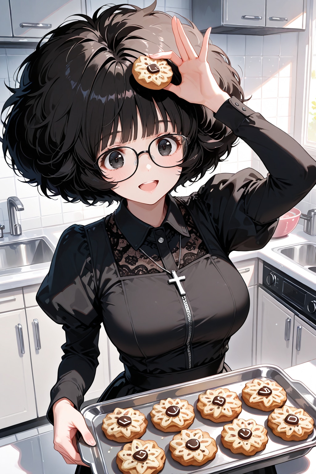 クッキーを焼く