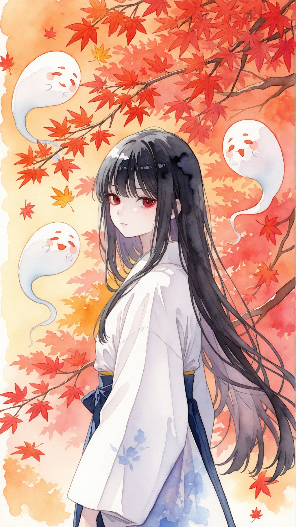 幽霊を従えた少女