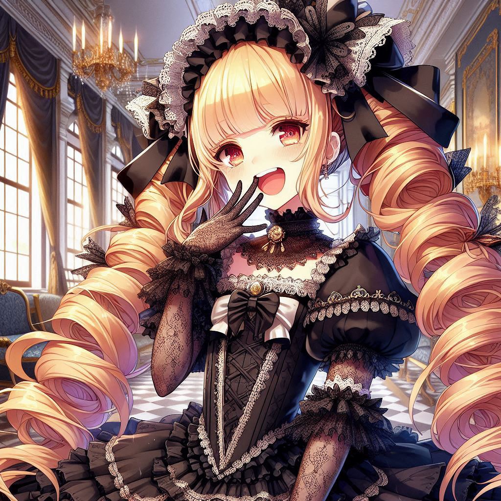 金髪ゴスロリお嬢様 | の人気AIイラスト・グラビア