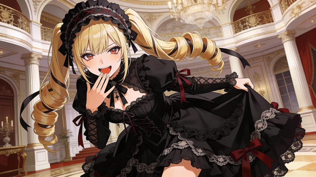 金髪ゴスロリお嬢様