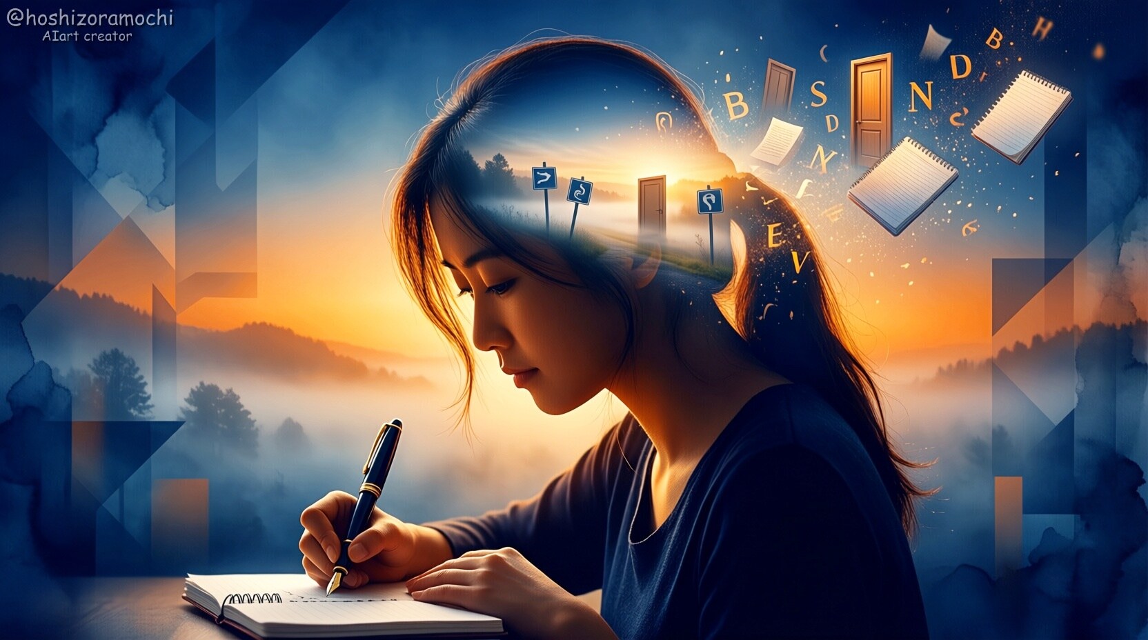 頭の中の霧は、ペンを持つだけで晴れていく | の人気AIイラスト・グラビア