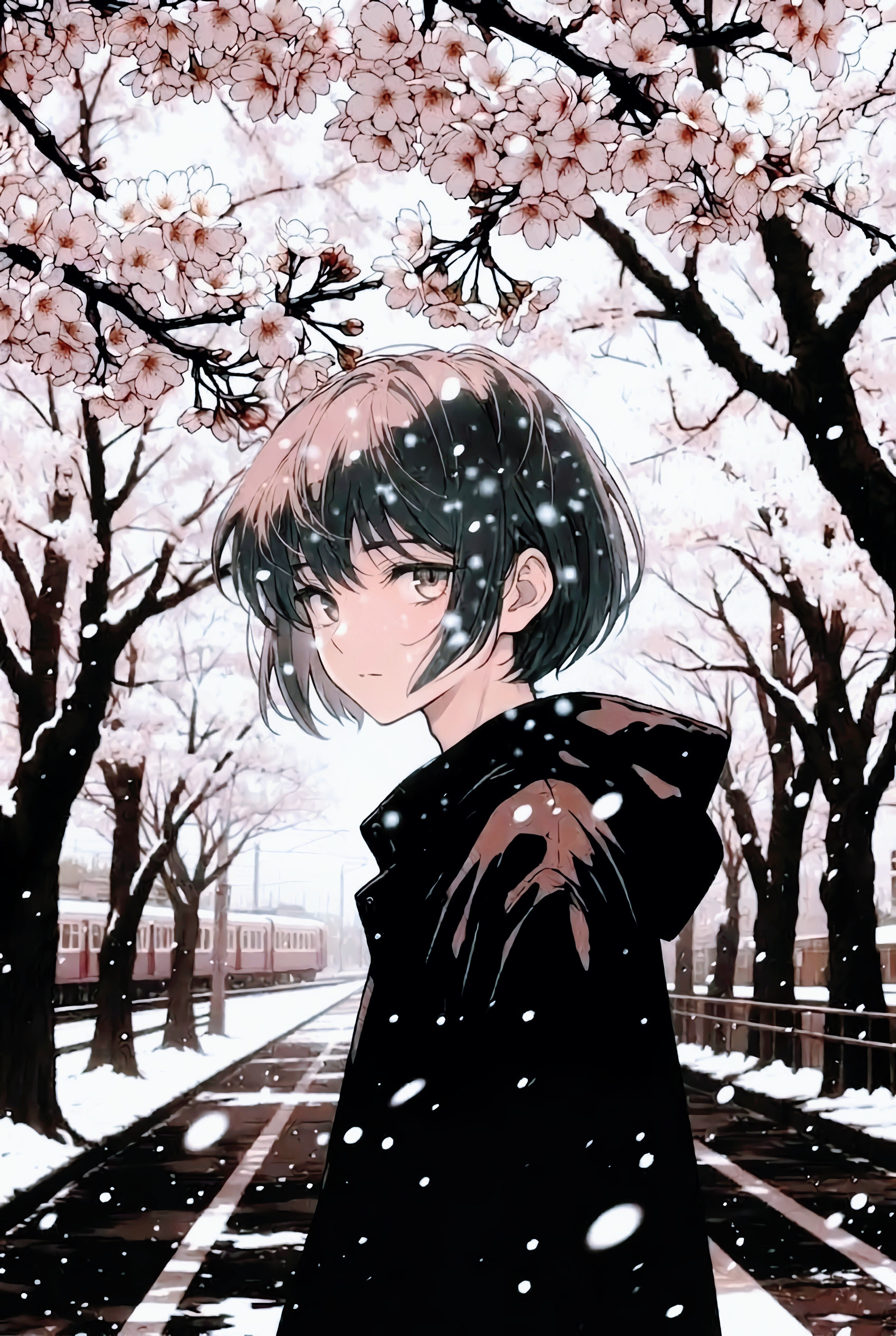 なごり雪 | の人気AIイラスト・グラビア