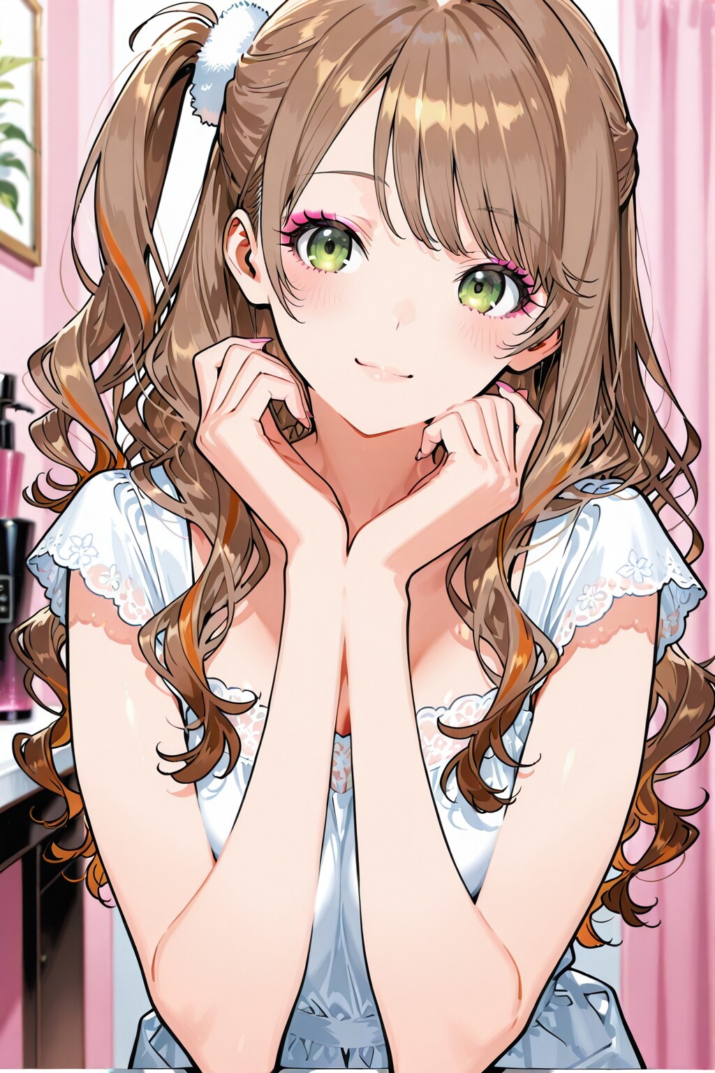 キュートなヘアメイク💗