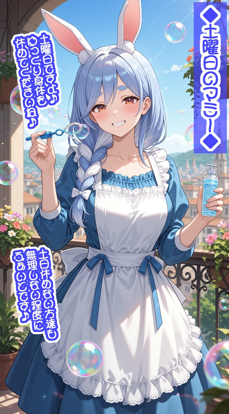 💙AiSuPix／土曜日のぺこらマミー💙