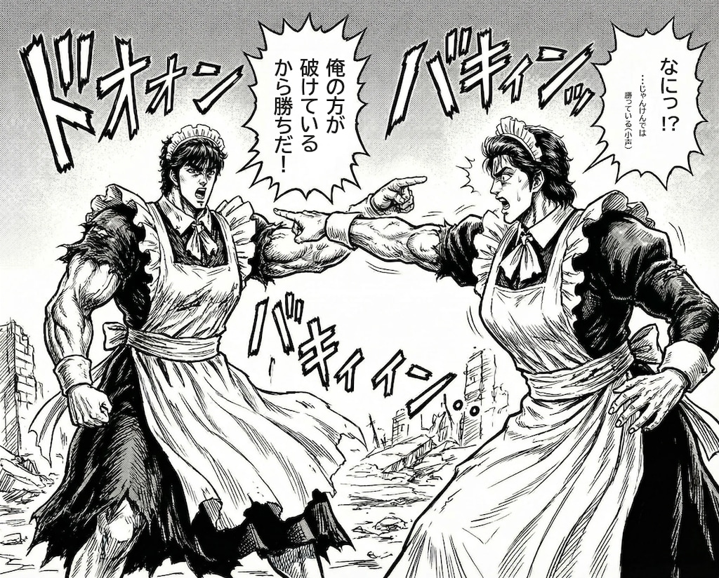 セリフ入れました〜世紀末メイド伝説〜