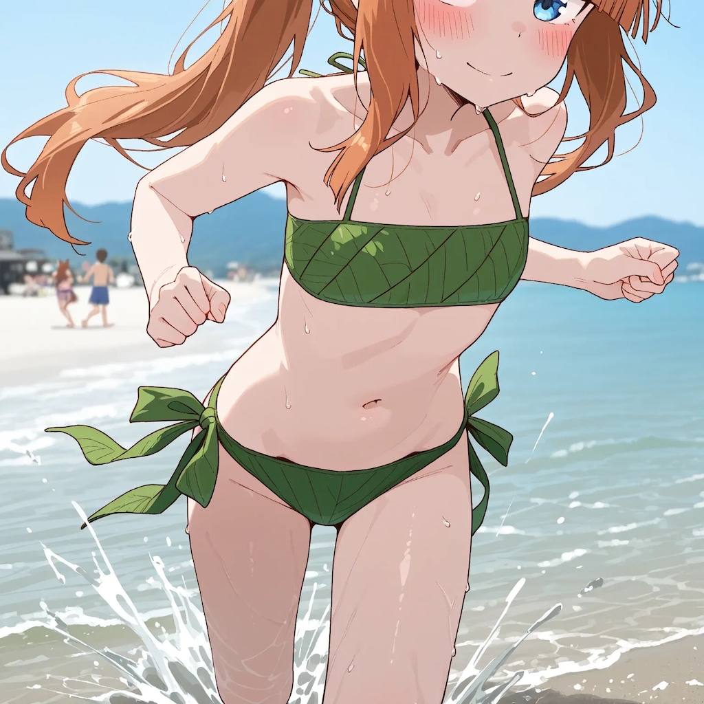 バカンスでも走るのをやめないウマ娘さん☆
