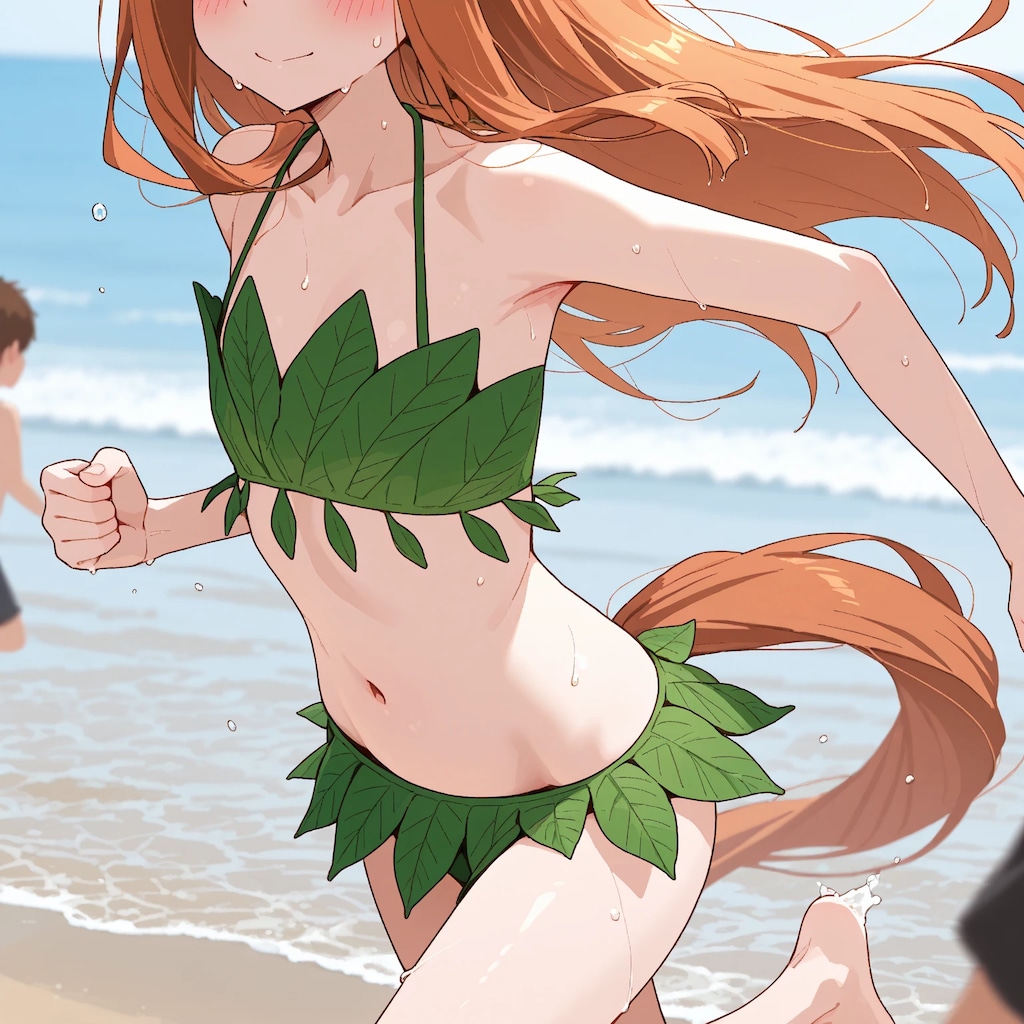 バカンスでも走るのをやめないウマ娘さん☆
