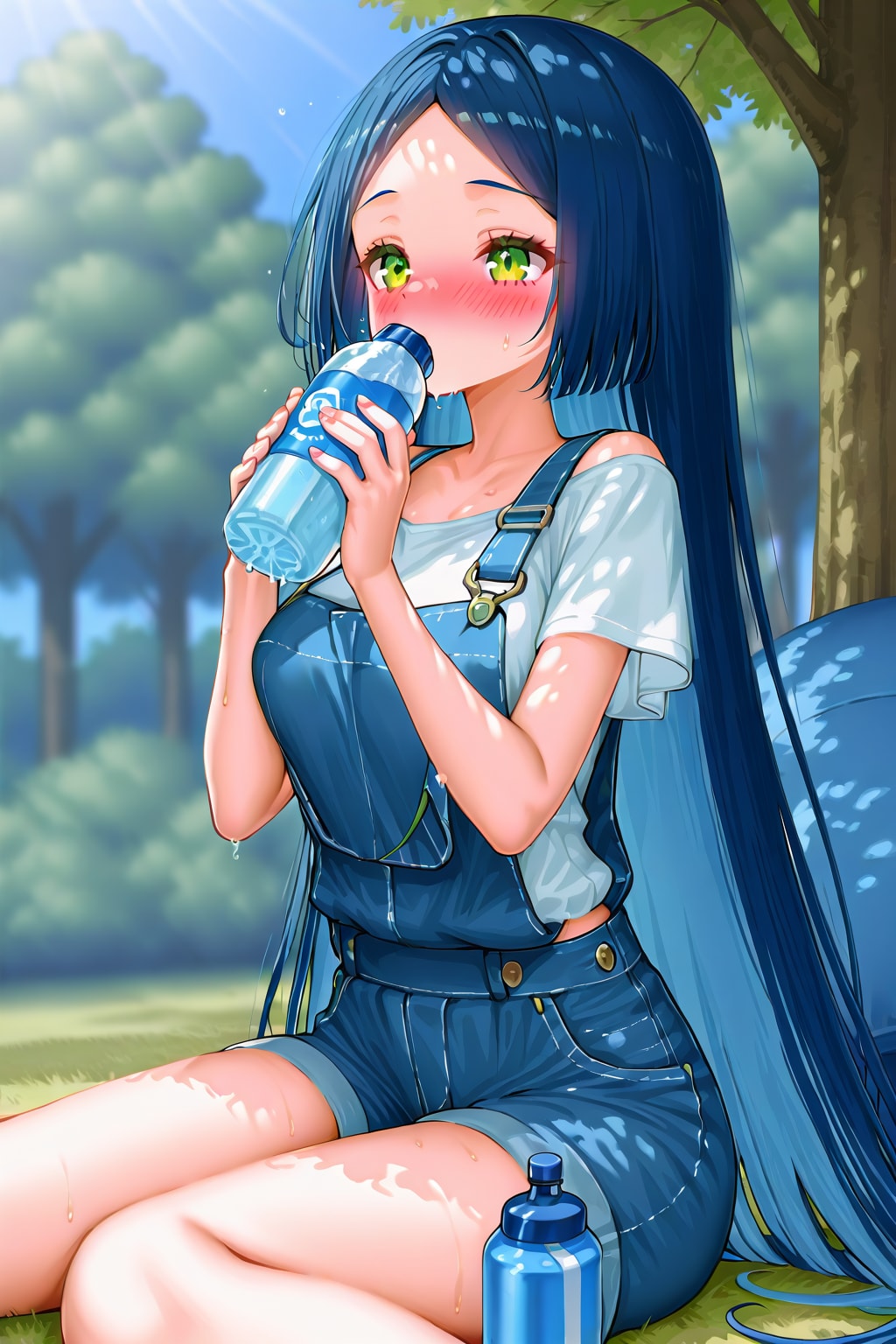 水分補給。