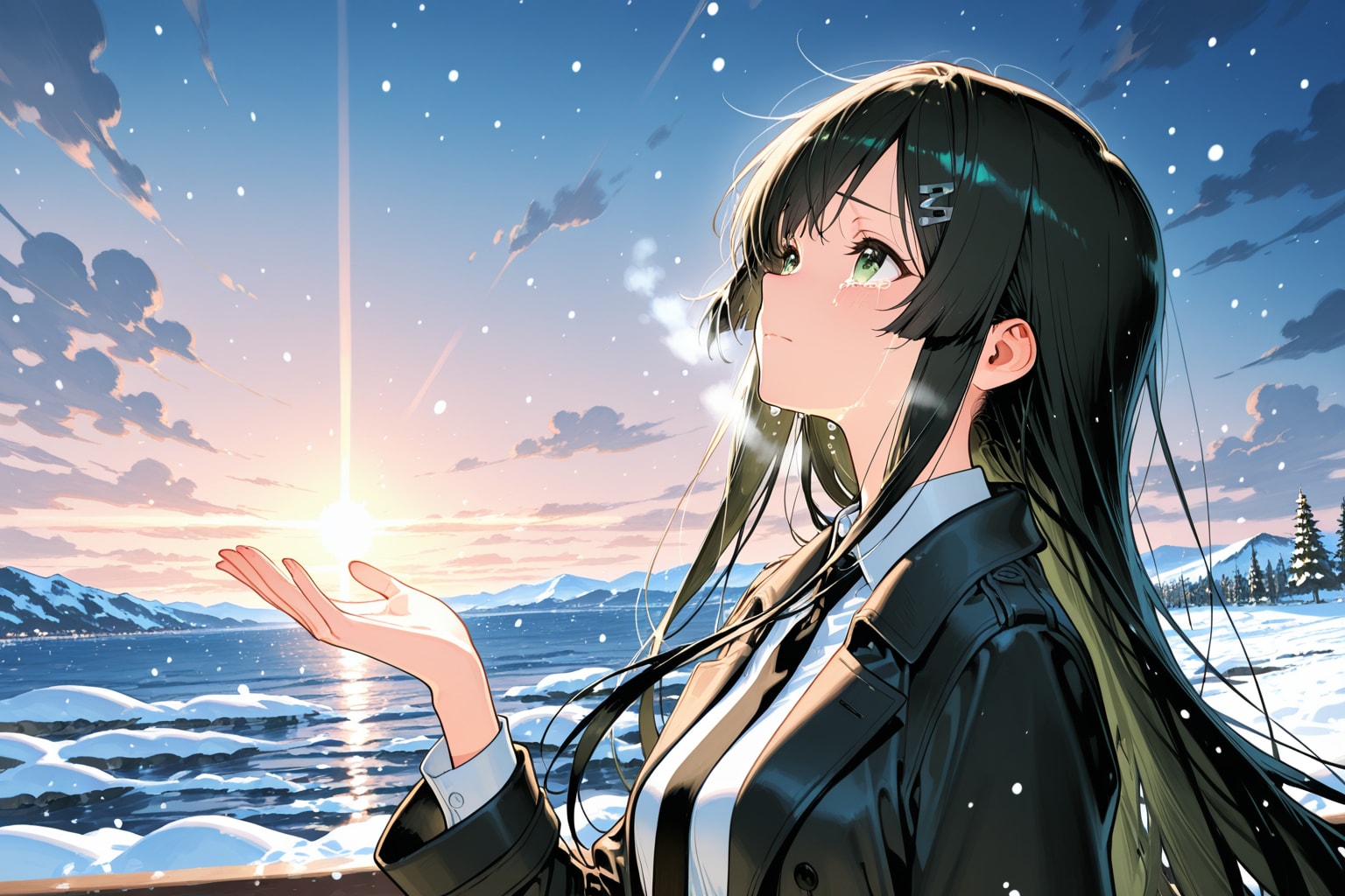 涙を流す後輩 | の人気AIイラスト・グラビア