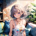 （４１４HQ）銀髪ちゃんタンクトップ 2枚目