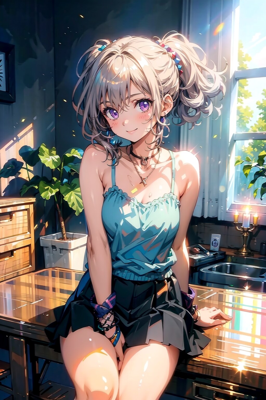 （４１４HQ）銀髪ちゃんタンクトップ