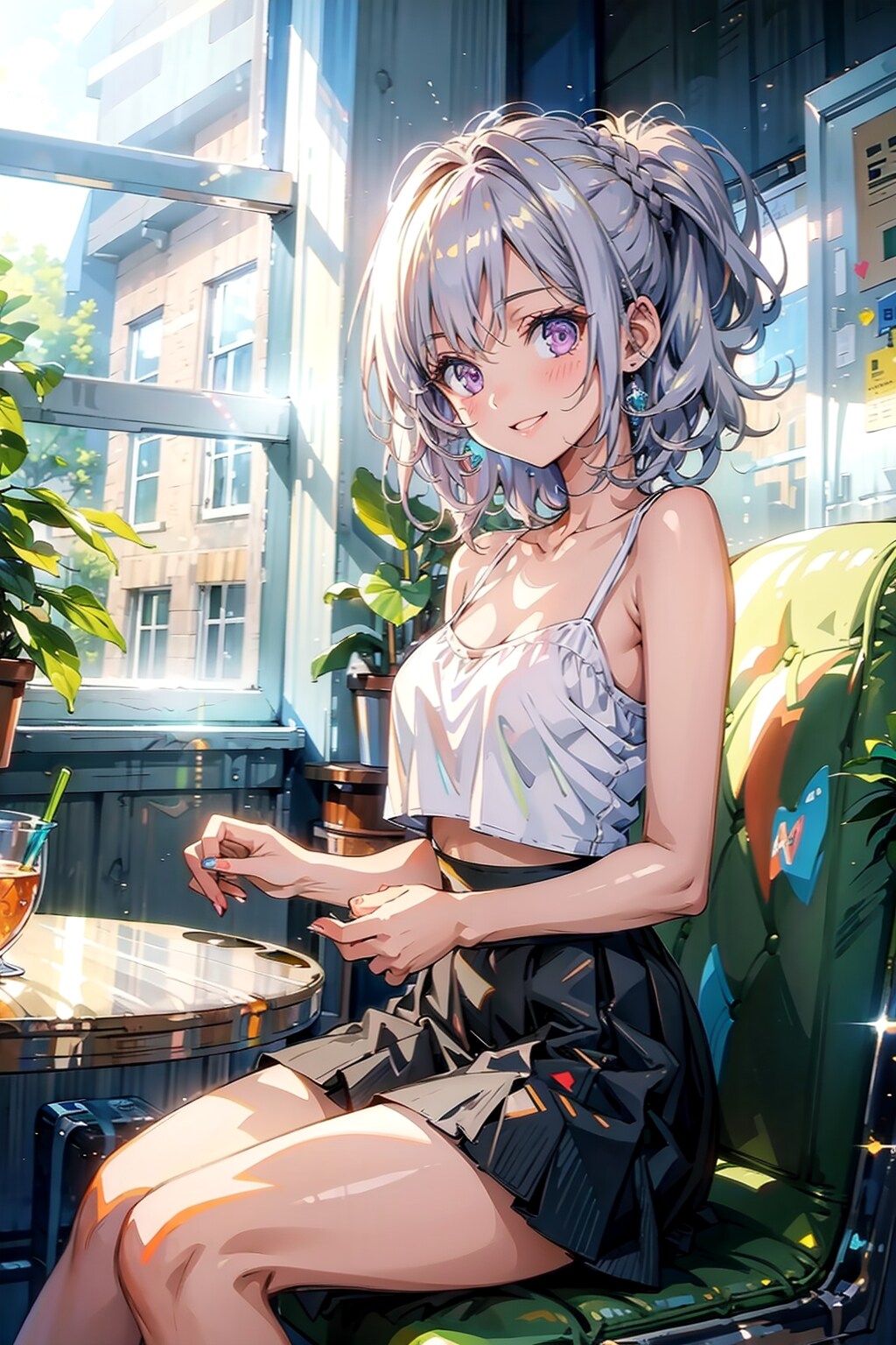 （４１４HQ）銀髪ちゃんタンクトップ