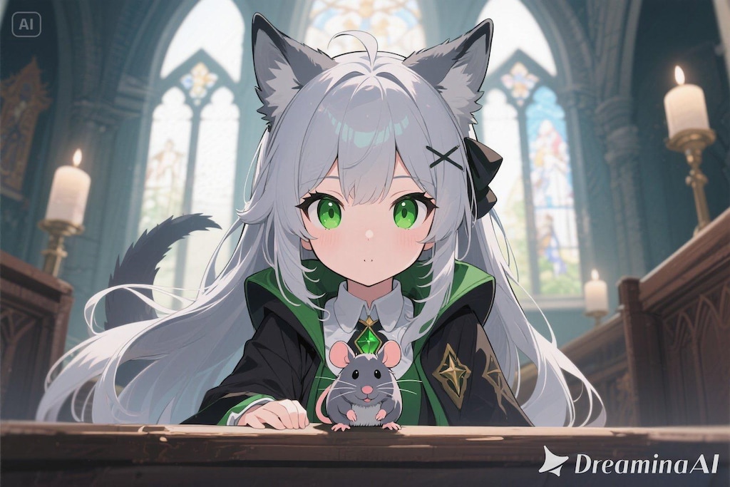 ステラちゃんとネズミ