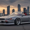 S13シルビアオープンカー 2枚目