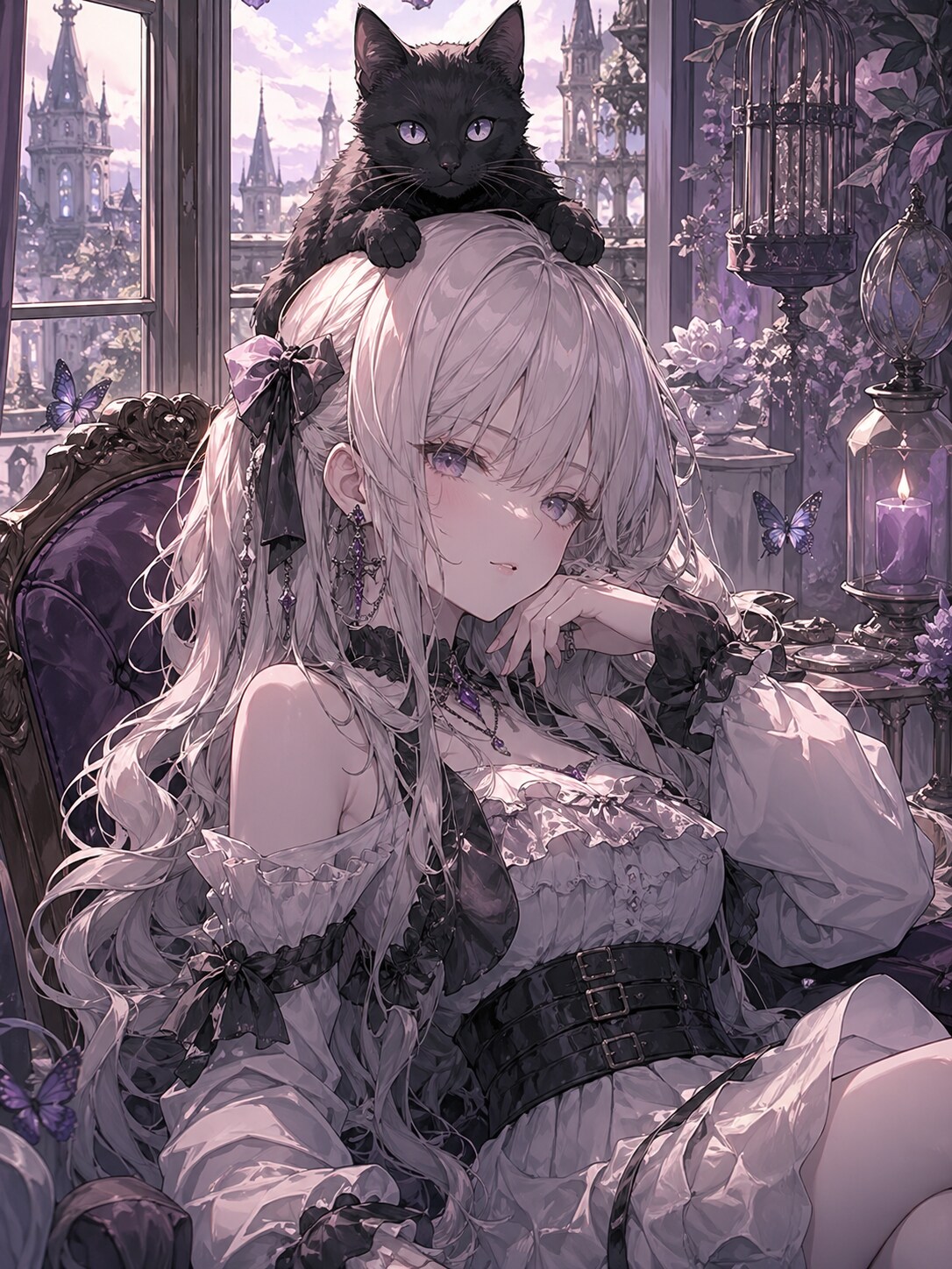 ごしっく少女 | の人気AIイラスト・グラビア