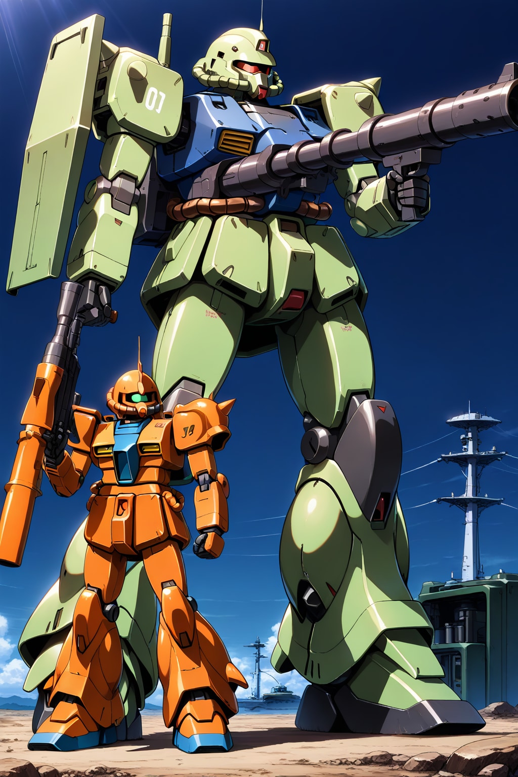 ザクII変換型 ……多脚戦車……