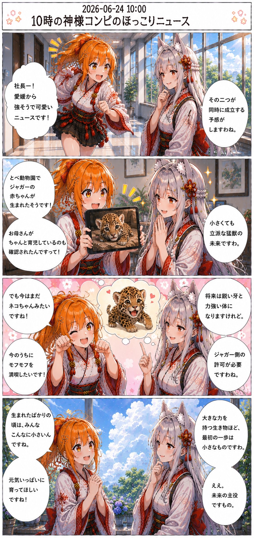 毎日漫画　10時　ほっこりニュース