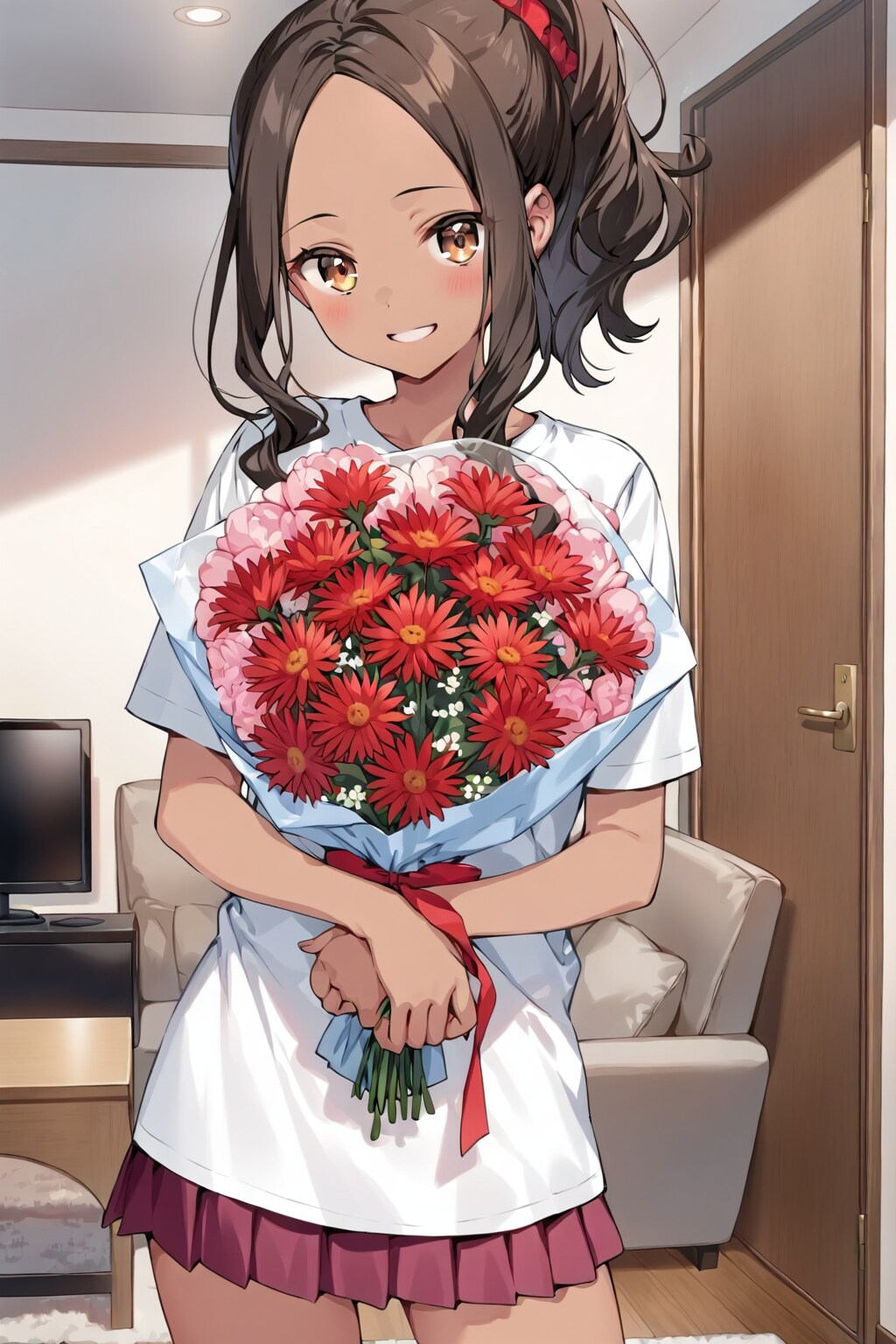 花を贈る