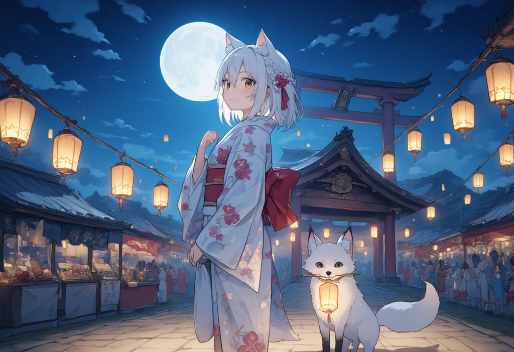 オキツネ神社祭