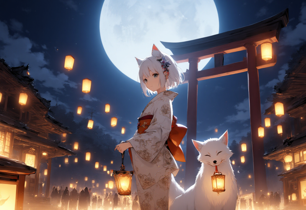 オキツネ神社祭