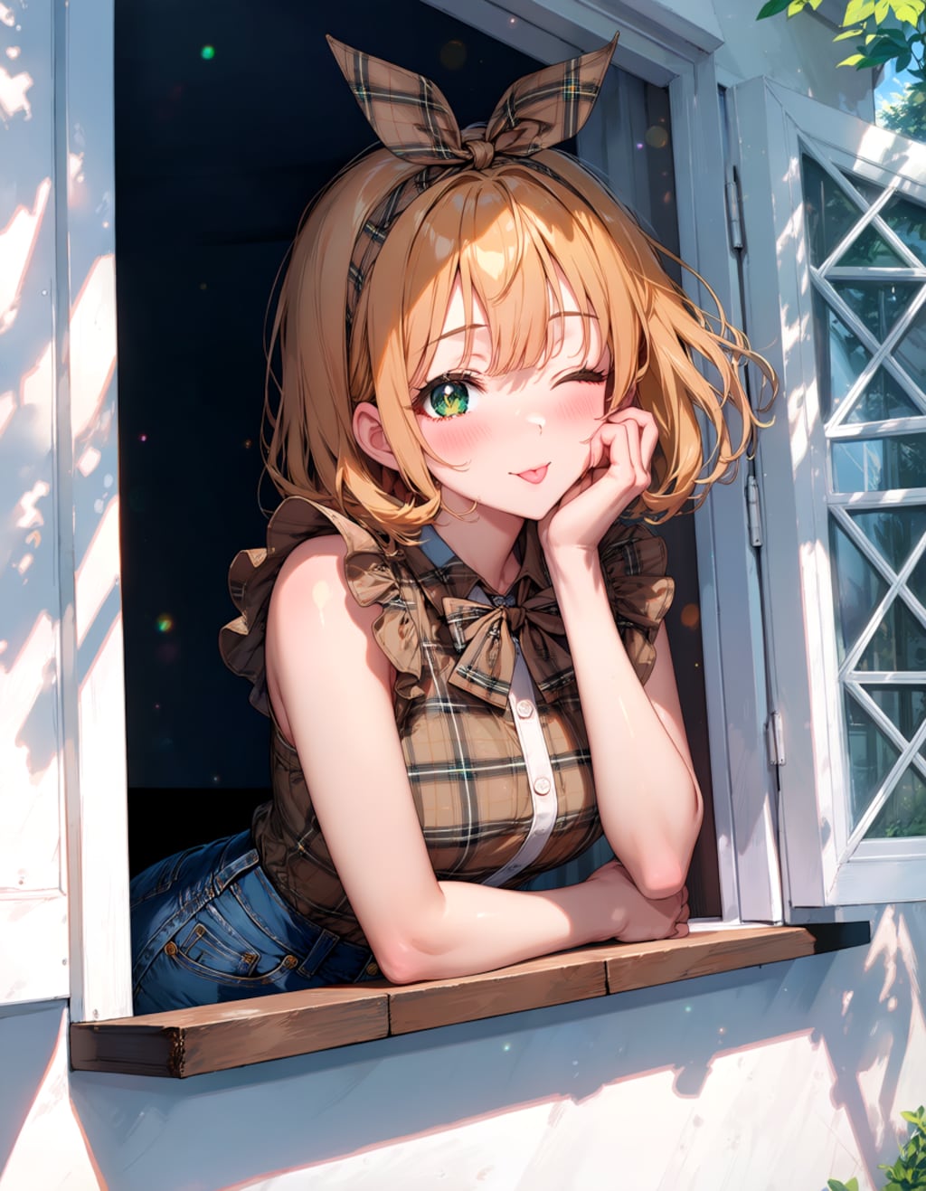 窓からこんにちは！
