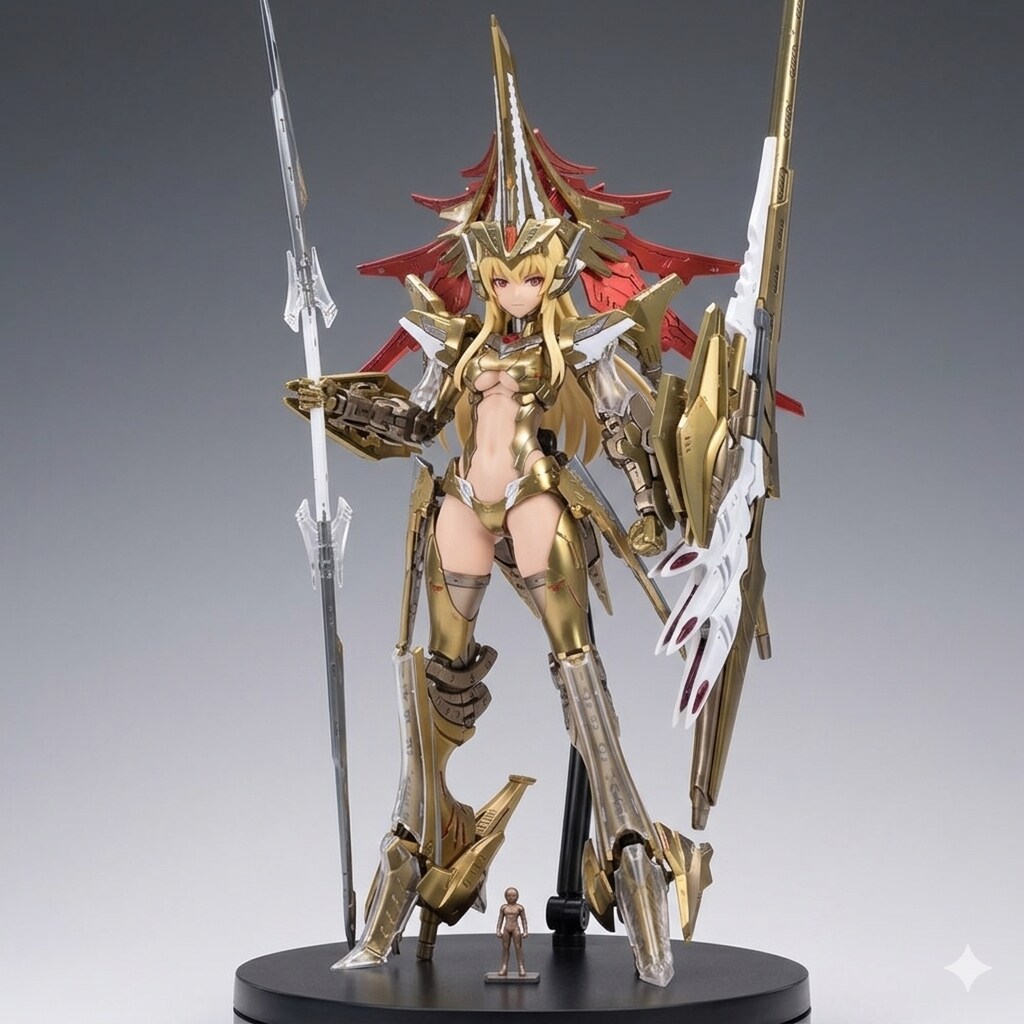 【汎用】メカ少女プラモデル生成プロンプト案 03 GTM娘