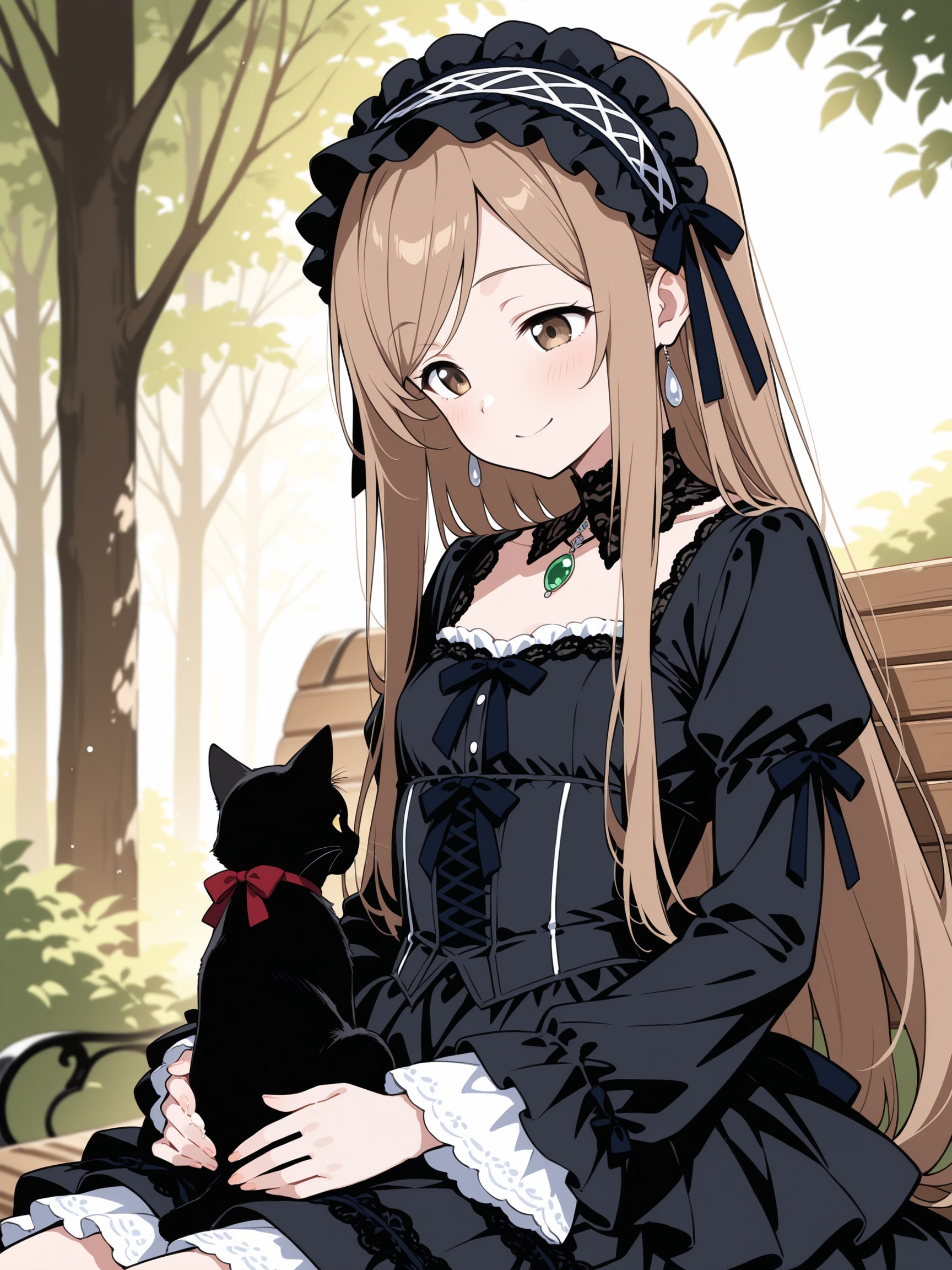 黒猫とゴスロリ | の人気AIイラスト・グラビア