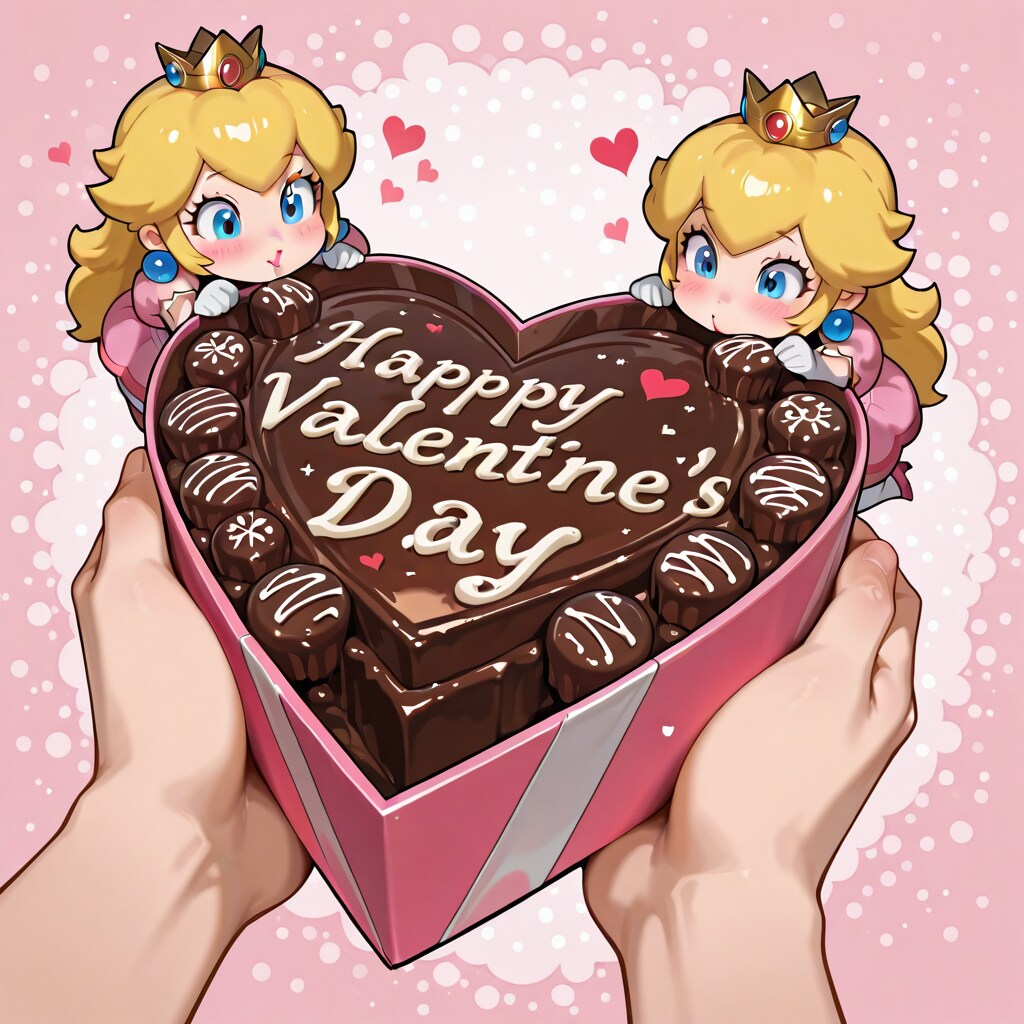 Valentine's chocolate prototype