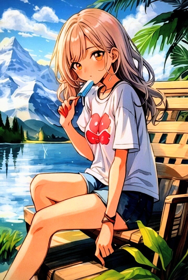 氷属性の魔物2体と合体した、　　　　　　　　　　　　　　　　　ヒマラヤ山脈の娘🏔