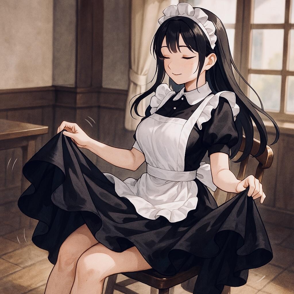 脱法スカートばさばさ(2)