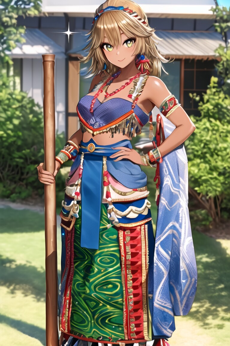 メラネシアの楽士