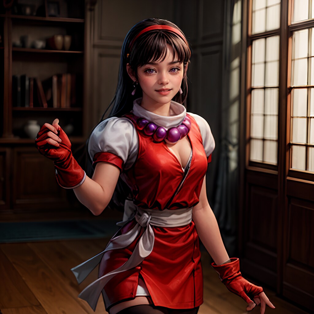 セクシーなアイドル格闘家！KOFの麻宮アテナが魅了する女子高生の闘い