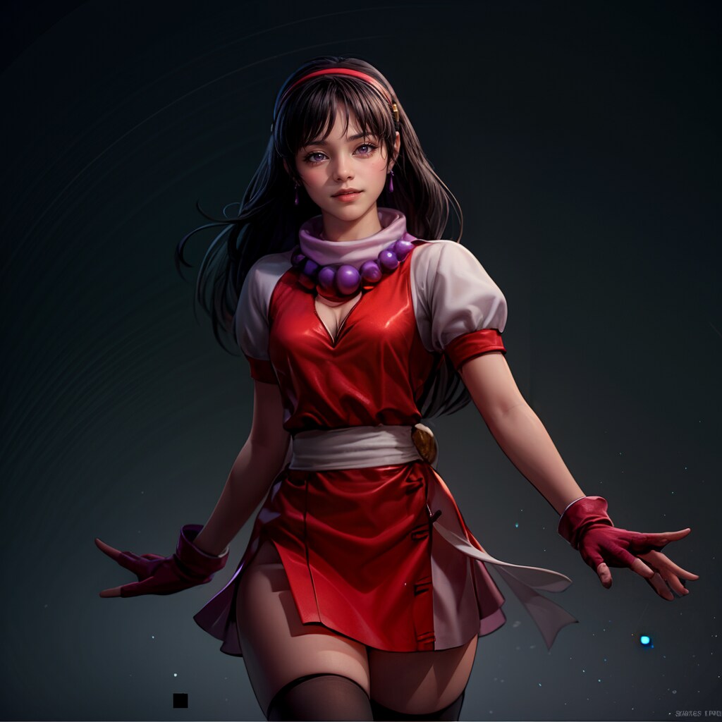 セクシーなアイドル格闘家！KOFの麻宮アテナが魅了する女子高生の闘い