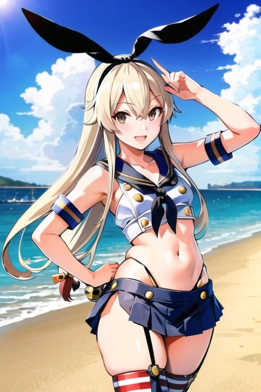 艦これ島風さん | の人気AIイラスト・グラビア