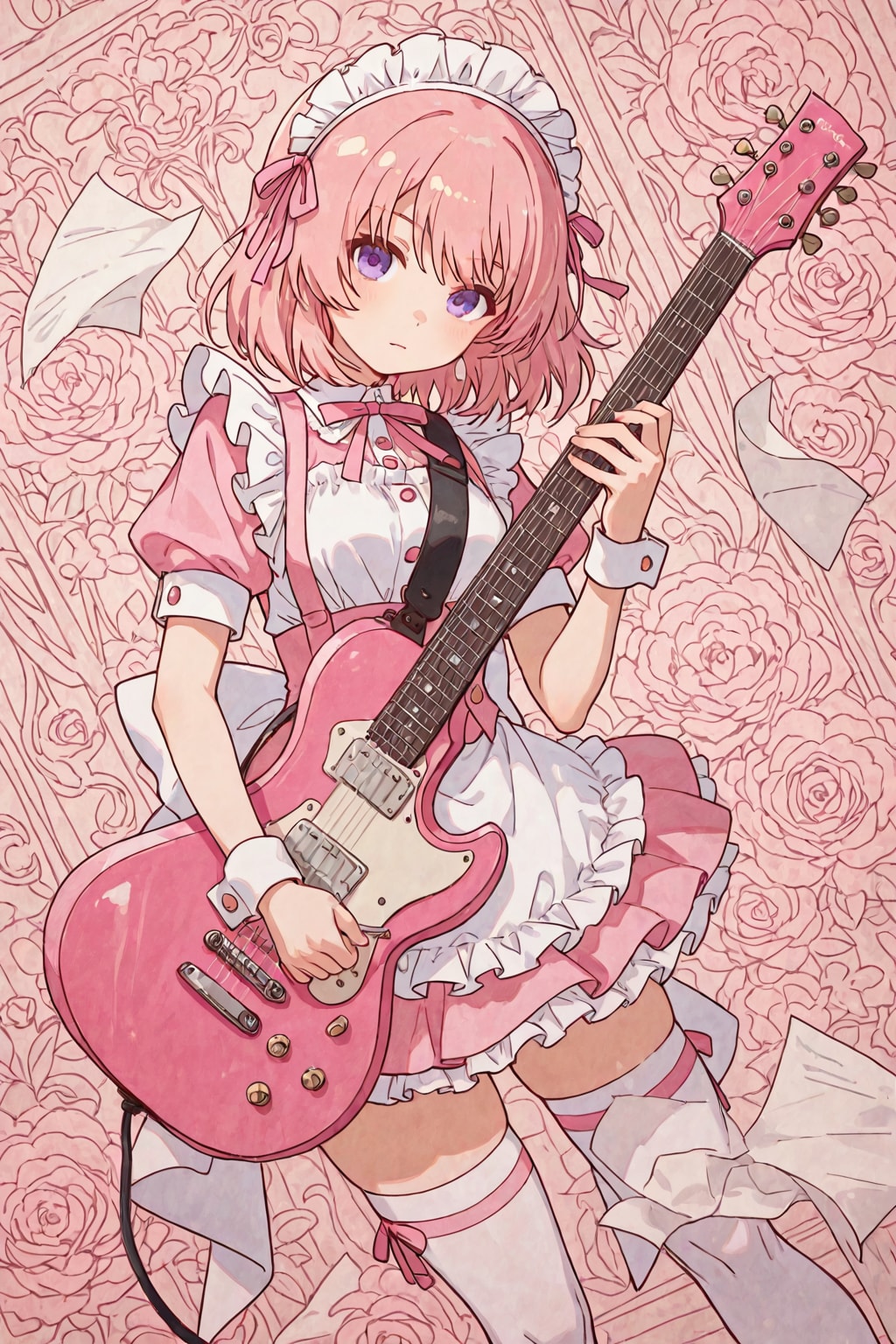 ギターメイドさん | の人気AIイラスト・グラビア