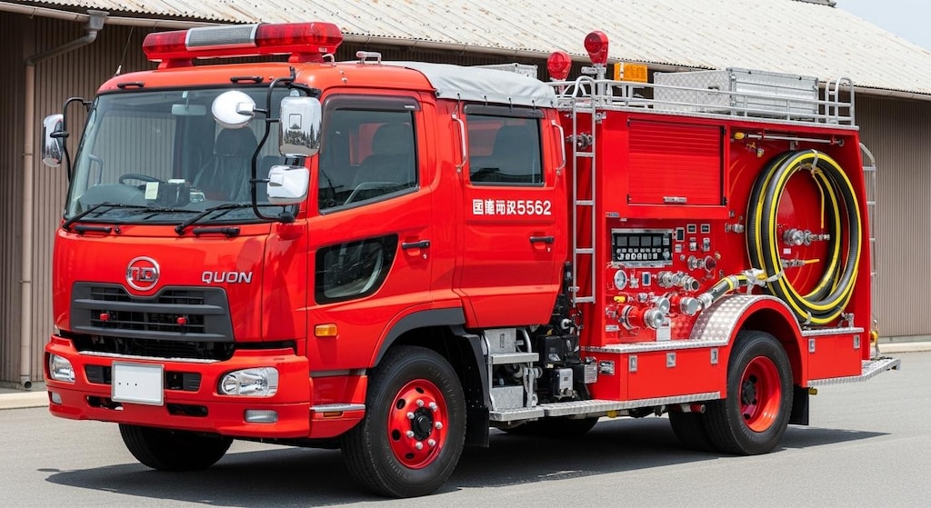 UDトラック消防車