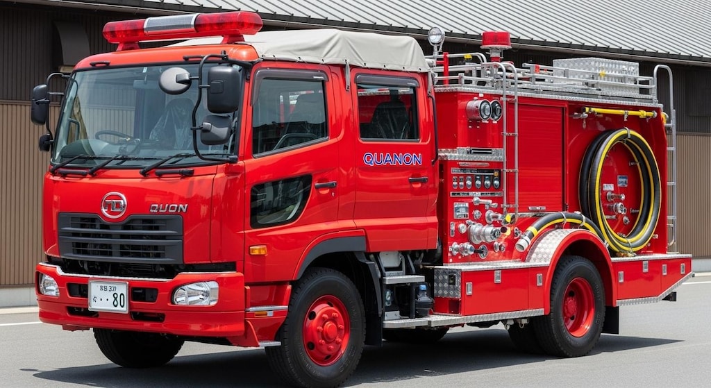 UDトラック消防車