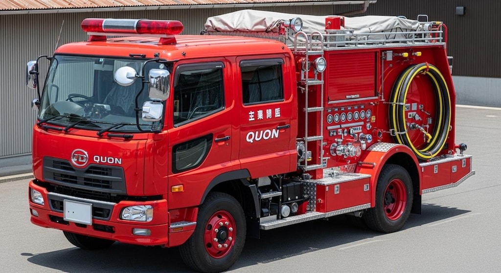 UDトラック消防車